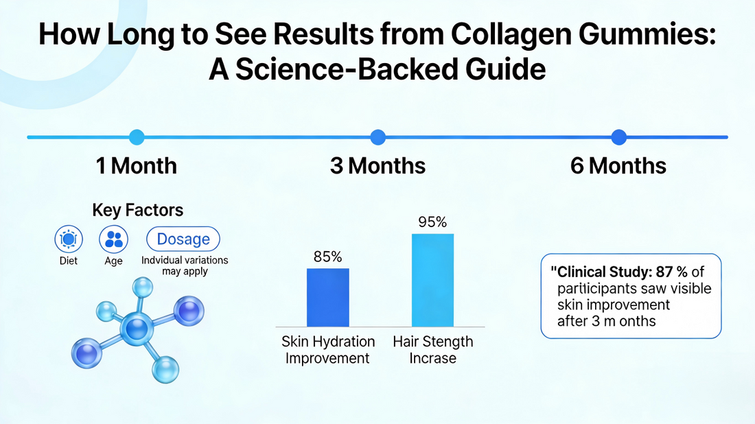 นานแค่ไหนที่จะเห็นผลจาก Collagen Gummies: คู่มือที่ได้รับการสนับสนุนทางวิทยาศาสตร์