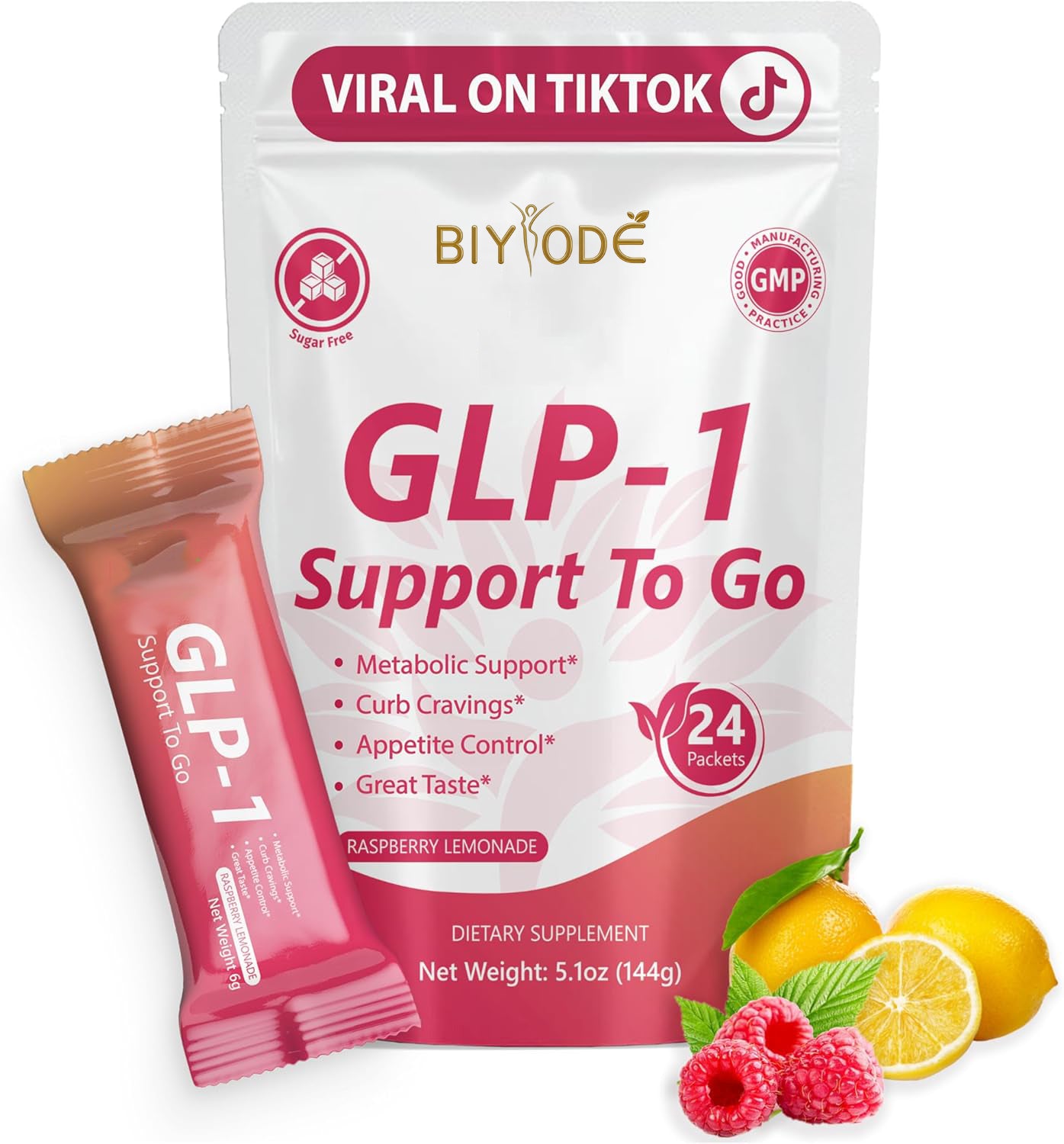 อาหารเสริม GLP-1 | กระตุ้นการผลิต GLP-1 ตามธรรมชาติ | เครื่องดื่มเสริม GLP-1 ช่วยควบคุมความอยากอาหารและลดความอยากกิน | รสชาติเยี่ยม ช่วยกระตุ้นการเผาผลาญ - สารสกัดจากเยอร์บามาเต, การ์ซีเนียแคมโบเจีย, เบอร์เบอรีน