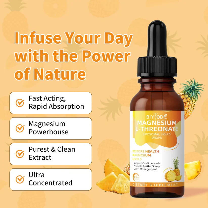 แมกนีเซียม แอล-ทรีโอเนต ในรูปแบบหยดของเหลว