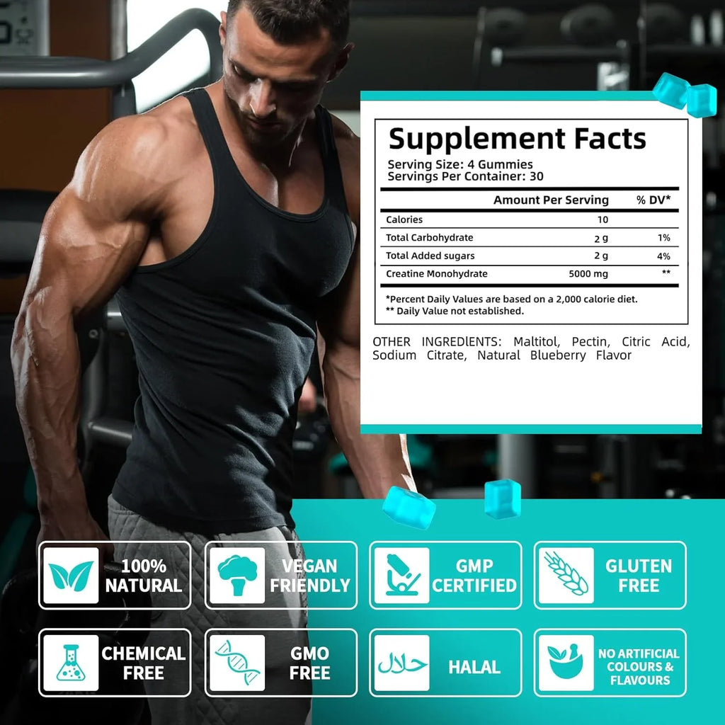 ครีเอทีน พาวเวอร์ กัมมี่ส์