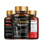 Testosterone Booster for Men - 60 Quick Release Capsules, 7 Days Fast Results to Boost Testosterone, Energy, Stamina, Muscle Growth & Performance, 230% NO Enhancement for Healthy Blood Flow
