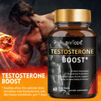 Testosterone Booster for Men - 60 Quick Release Capsules, 7 Days Fast Results to Boost Testosterone, Energy, Stamina, Muscle Growth & Performance, 230% NO Enhancement for Healthy Blood Flow