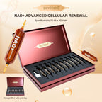 ผลิตภัณฑ์เสริมอาหารชนิดน้ำ NAD+ 1200 มก. ผสมนิโคตินาไมด์ไรโบไซด์, PQQ และสารสกัดจากเมล็ดองุ่น เพื่อเพิ่มพลังชีวิตของเซลล์ กระตุ้นการเผาผลาญพลังงาน และต้านอนุมูลอิสระ – 10 ขวด