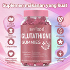 BIYODE กลูตาไธโอนกัมมี่ 500 มก. ผสมคอลลาเจนไฮโดรไลซ์ 60 เม็ด ผลิตภัณฑ์เสริมอาหารเพื่อผิวขาวกระจ่างใสและต่อต้านริ้วรอยประสิทธิภาพสูง สารต้านอนุมูลอิสระจากธรรมชาติ ช่วยลดฝ้า กระ และริ้วรอย ปราศจากน้ำตาล ปราศจากกลูเตน วีแกน 60 เม็ด
