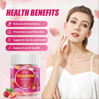 BIYODE คอลลาเจนกัมมี่ 60 เม็ด รสสตรอว์เบอร์รี อาหารเสริมปราศจากน้ำตาล มีคอลลาเจนเปปไทด์จากปลา 100 มก. และวิตามินซี ช่วยให้ผิวชุ่มชื้น ลดริ้วรอยเล็กๆ บำรุงสุขภาพผิว ผม และเล็บ ส่งเสริมการบำรุงข้อต่อ อาหารเสริมสำหรับผู้ทานมังสวิรัติ